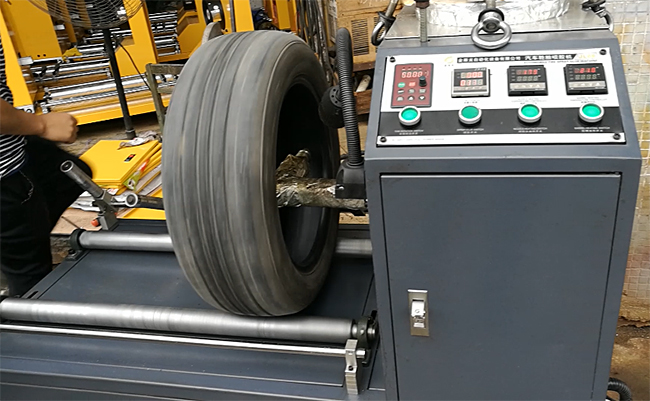 轮胎升级，轮胎内壁喷涂热熔胶