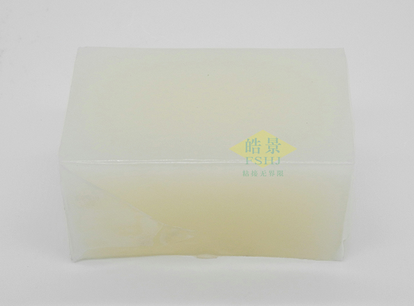 白色的热熔胶块